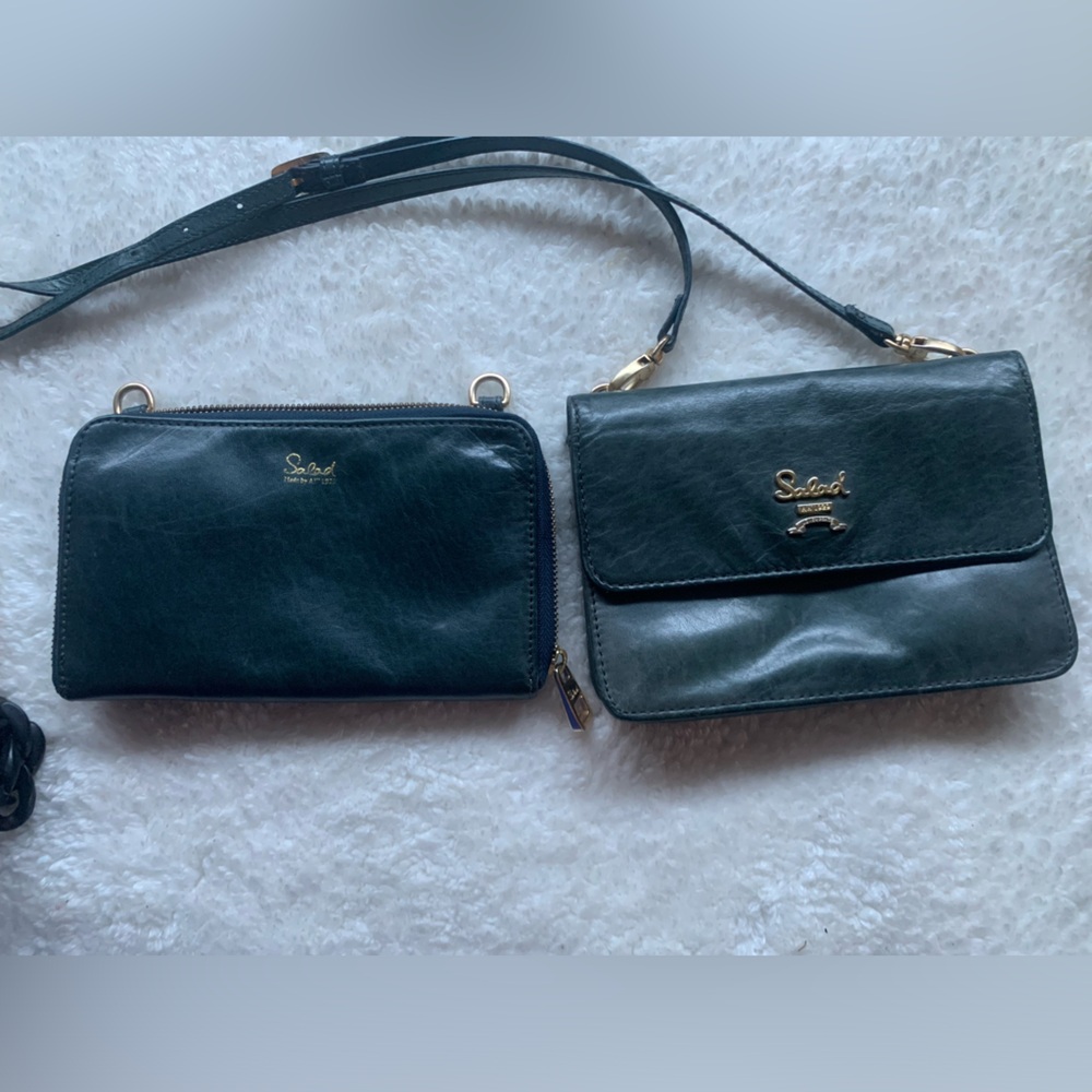 Leather⭐️ 2 parts SALAD Stylish Satchel and Crossbody Set